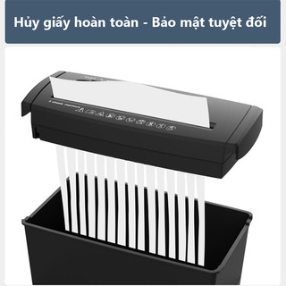Máy hủy giấy 10L Máy Hủy Tài Liệu Cao Cấp  Tục 5 Tờ A4/ 1 Lần Máy Băm Giấy Tờ Card  Cho Các Công Ty Văn Phòng