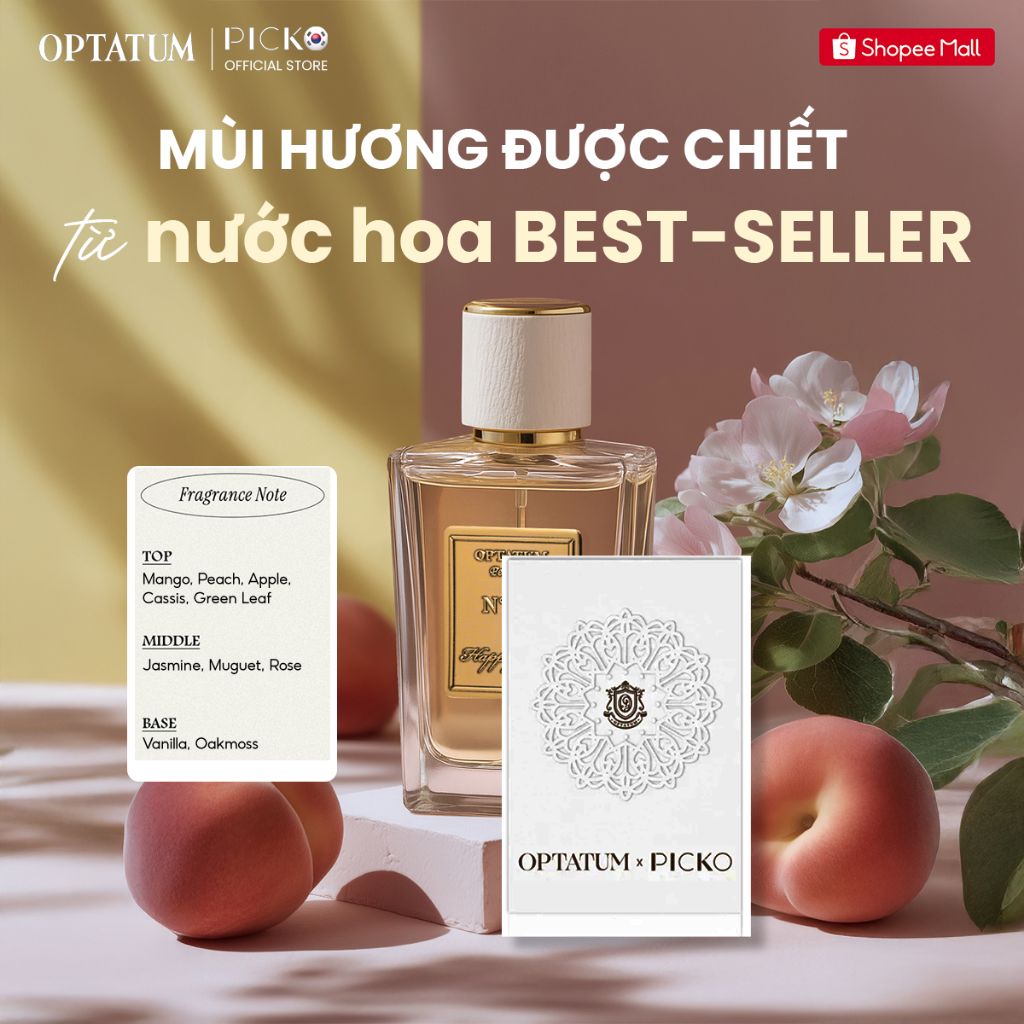 Optatum 5 Tờ Giấy Thơm SCENTED PAPER No.3 Happiness Booster Hương thơm quyến rũ