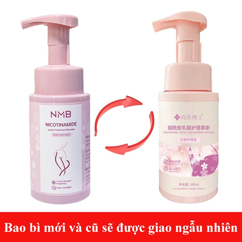 Bọt Vệ sinh Phụ Nữ - Chiết Xuất Niacinamide & Axit Lactic - Làm Sạch Dịu Nhẹ
