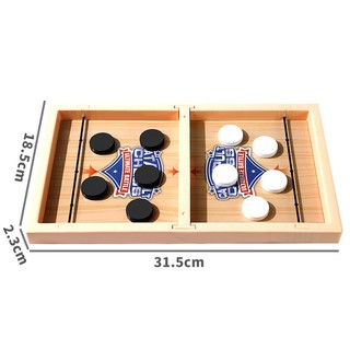 Cờ Búng Xuyên Lỗ Đối Kháng Bằng Gỗ Cao Cấp, Bộ Bàn Bắn Bi Qua Lỗ Đồ Chơi Giải Trí Tương Tác Nhanh Tay Trí Tuệ 89112