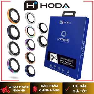 Lens Camera Siêu Mỏng Bảo Vệ HODA Sapphire Original/ Monocular Chống Trầy Xước Dễ Dàng Dán cho iP 17/16/15 Series