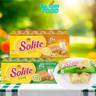 Bánh Solite lá dứa/ bơ sữa/ dâu 324g Hộp 18 Gói