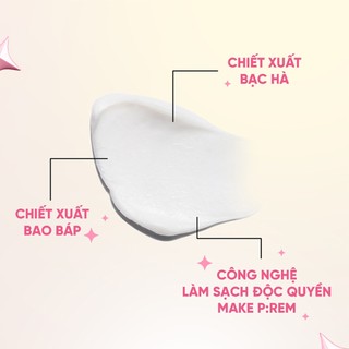 Sữa Rửa Mặt Make P:rem Safe Me Relief Moisture Cleansing Foam Dịu Nhẹ Cho Da (100ml)