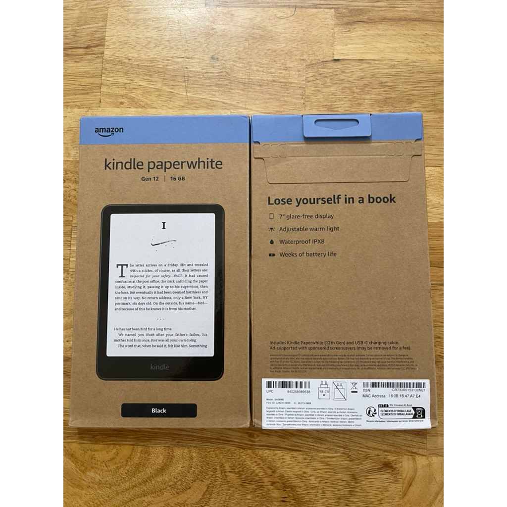 Newseal 2024 Máy đọc sách Kindle Paperwhite 6-12th 16gb màn 7 inch | BigBuy360 - bigbuy360.vn