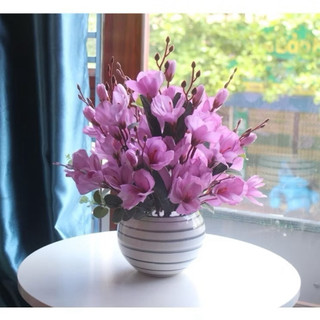 🌸 SỈ HOA GIẢ CAO CẤP – CÀNH HOA DIÊN VĨ 45CM – 5 NHÁNH 🌸