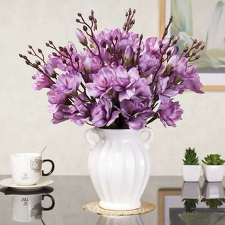 🌸 SỈ HOA GIẢ CAO CẤP – CÀNH HOA DIÊN VĨ 45CM – 5 NHÁNH 🌸