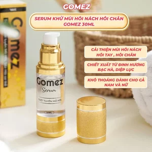 Serum Khử Mùi Hôi Nách Hôi Chân Gomez 30ml - Khử Mùi Hôi Cơ Thể, Giảm Tiết Mồ Hôi, Khô Thoáng Dành Cho Cả Nam Và Nữ