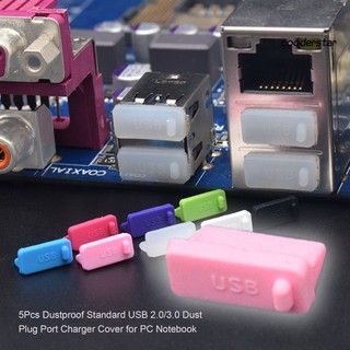 set 5 nút bịt chống bụi USB A - mẫu 02
