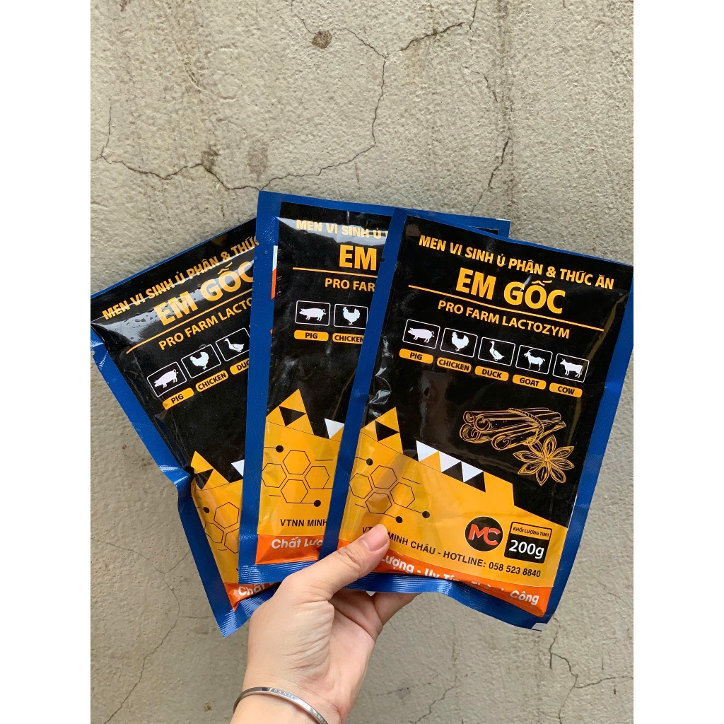 [Freeship Xtra] Combo 3 gói Men Vi Sinh Ủ Phân EM