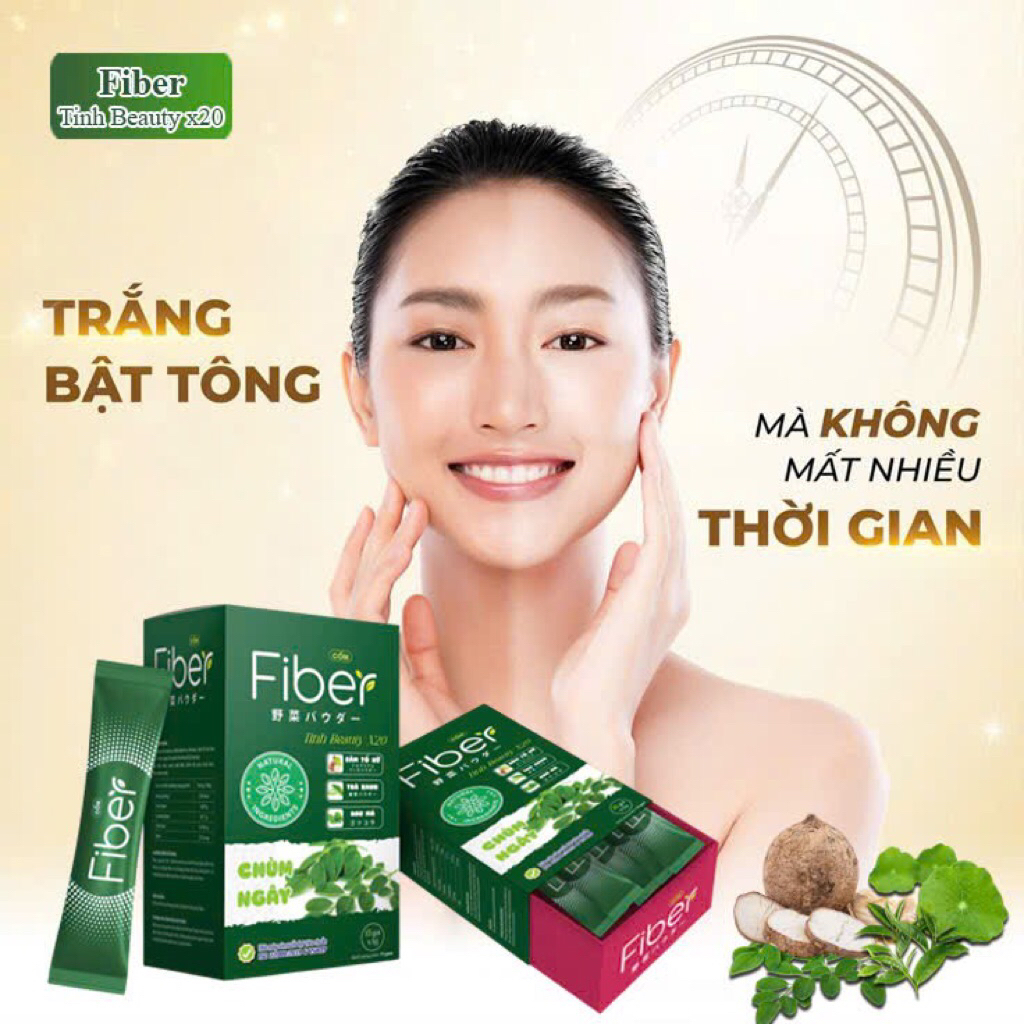10 Hộp Fiber-T Collagen TINH-X20 Plus - Collagen trắng da Hàn quốc