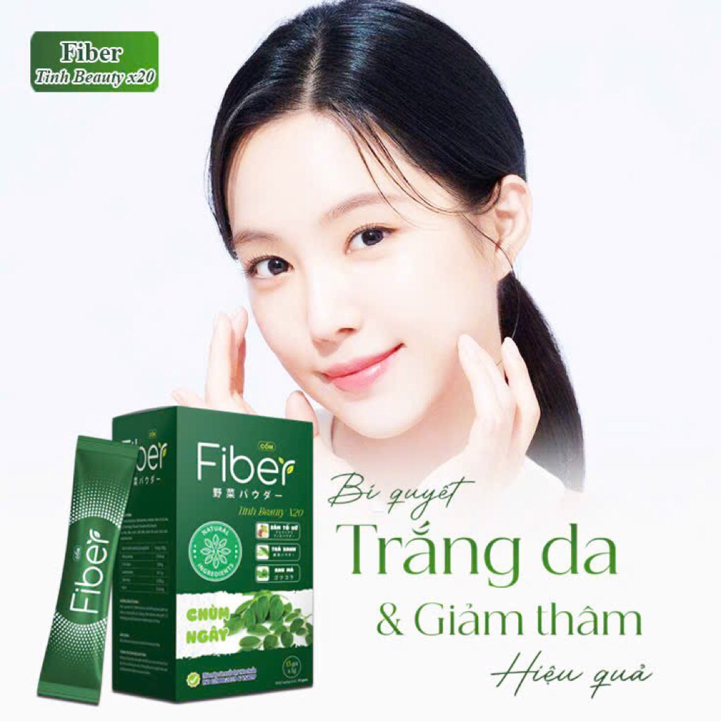 10 Hộp Fiber-T Collagen TINH-X20 Plus - Collagen trắng da Hàn quốc