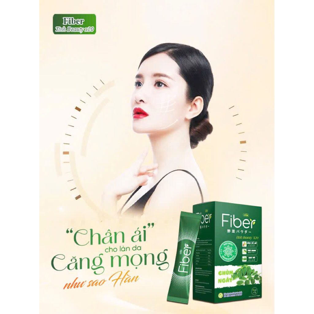 Combo 2 Hộp Fiber-T Collagen Tình X20 phiên bản nâng cấp từ Collagen Tình X10