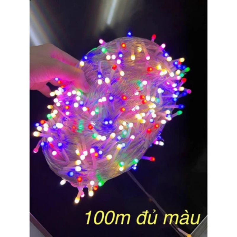 Dây đèn LED chớp 80m 400 bóng Trang trí Noel Lễ Tết Trang trí ngoài trời Siêu tiện dụng