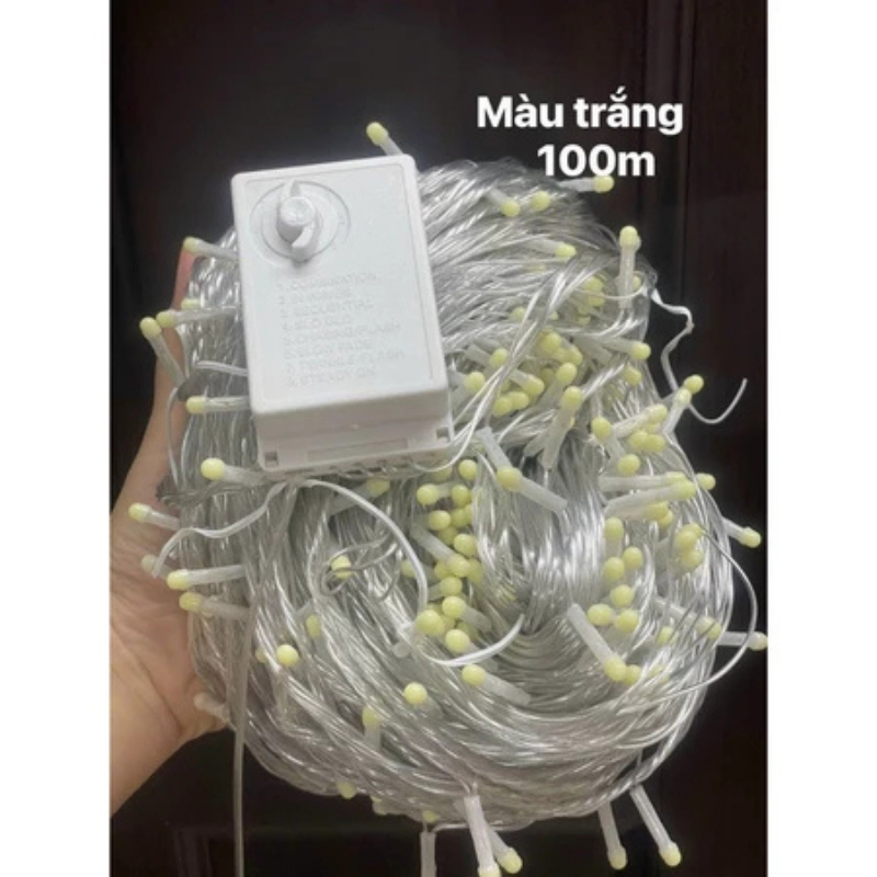 Dây đèn LED chớp 80m 400 bóng Trang trí Noel Lễ Tết Trang trí ngoài trời Siêu tiện dụng