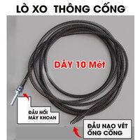 Lò Xo Thông Cống Chuyên Dụng – Xử Lý Nghẹt Ống Nhanh – Dễ Dùng Tại Nhà