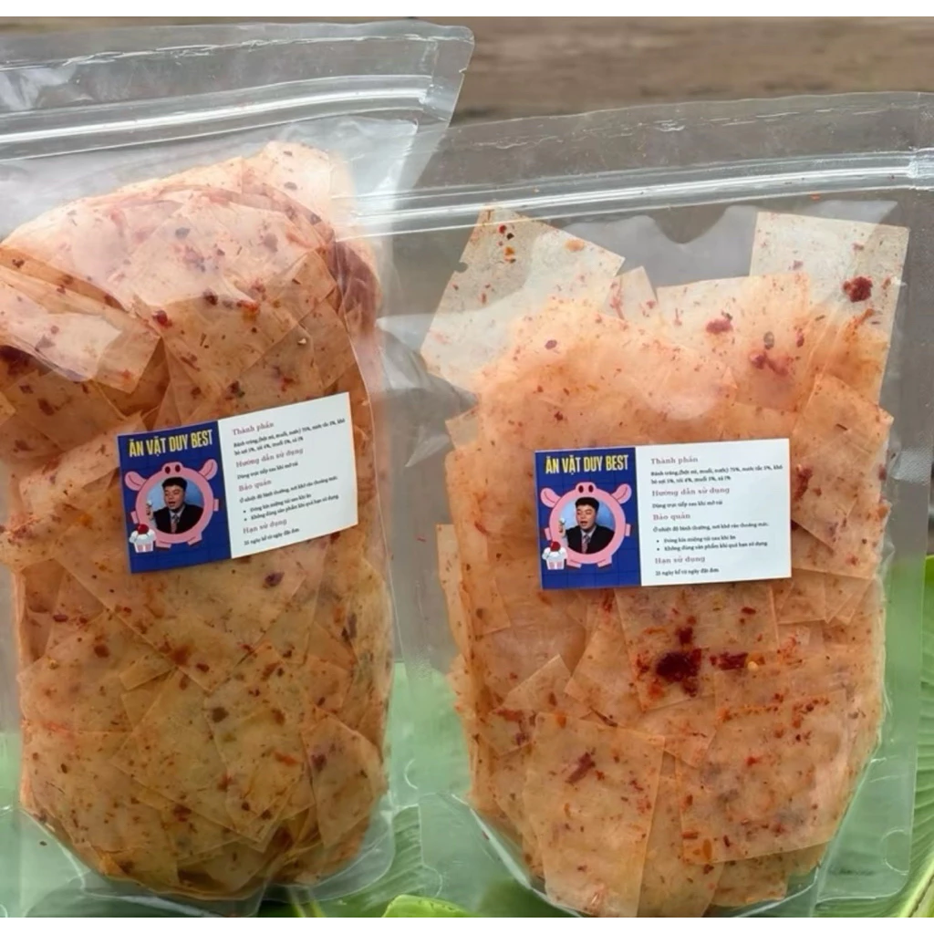 HỎA TỐC SG - Bánh Tráng Duy Best (Khô Bò Tỏi Chua Cay) — tạp hoá ăn vặt