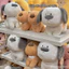 Gấu Thú Bông Chó Cún Puppy Đeo Yếm BABY Ngố Vô Tri Thông Thái Nâu Trắng Xám Quà Tặng Độc Đáo Lông Xù Mềm Mịn Dễ Thương