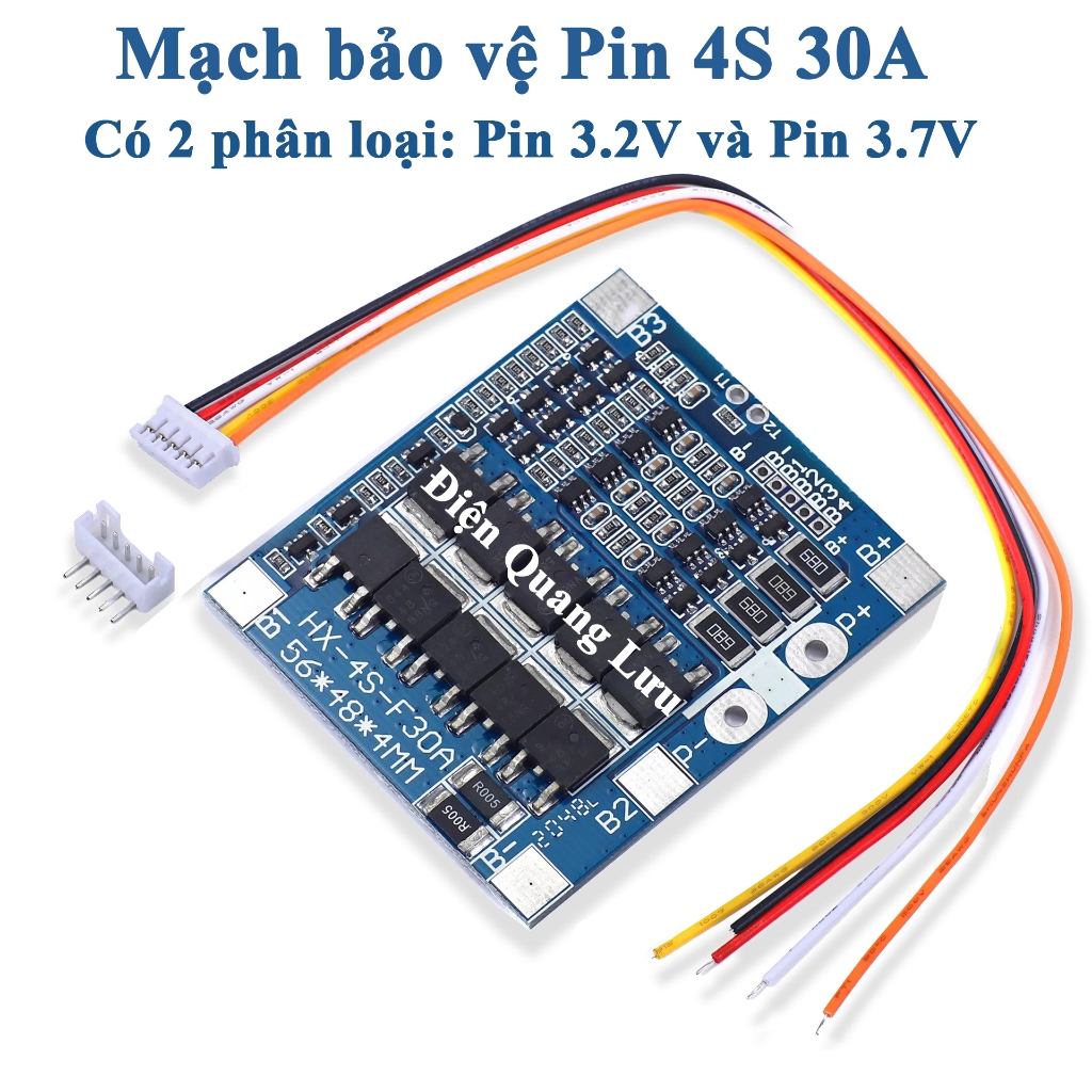 Mạch sạc bảo vệ pin 4S 30A dùng Pin 3.2V và 3.7V | Shopee Việt Nam