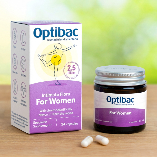 Men vi sinh lợi khuẩn phụ khoa Optibac Probiotics For Women cho phụ nữ tăng sức đề kháng hộp 30 viên