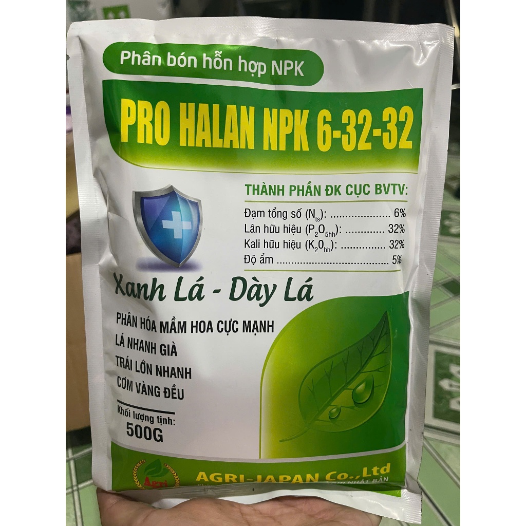 🔥 PHÂN BÓN PRO HALAN NPK 6-32-32 – TĂNG PHÂN HÓA MẦM HOA • NUÔI HOA • DƯỠNG TRÁI • TAN HOÀN TOÀN 🔥