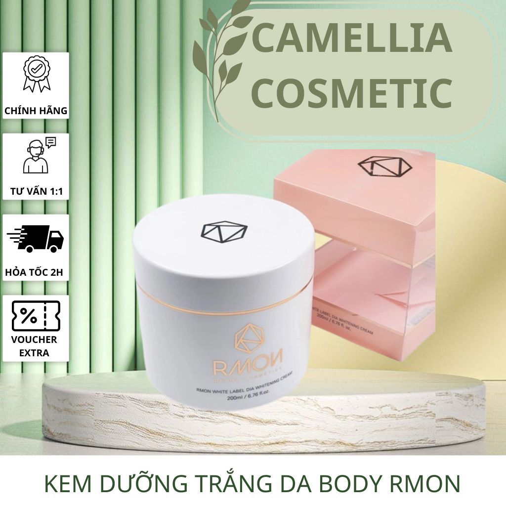 [HÀNG CÔNG TY]Kem body Rmon, kem dưỡng trắng body, nâng tone, makeup body, dưỡng ẩm, dưỡng trắng tự nhiên