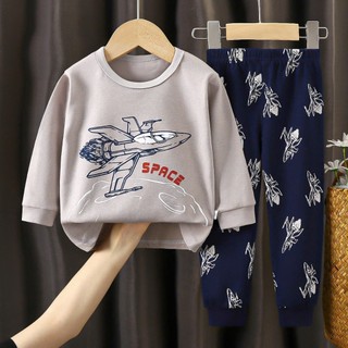 [Hàng mới về Cotton] Bộ thu đông cho bé, set bộ cotton cho bé trai bé gái họa tiết ngộ nghĩnh đáng yêu mềm mại 9-27kg