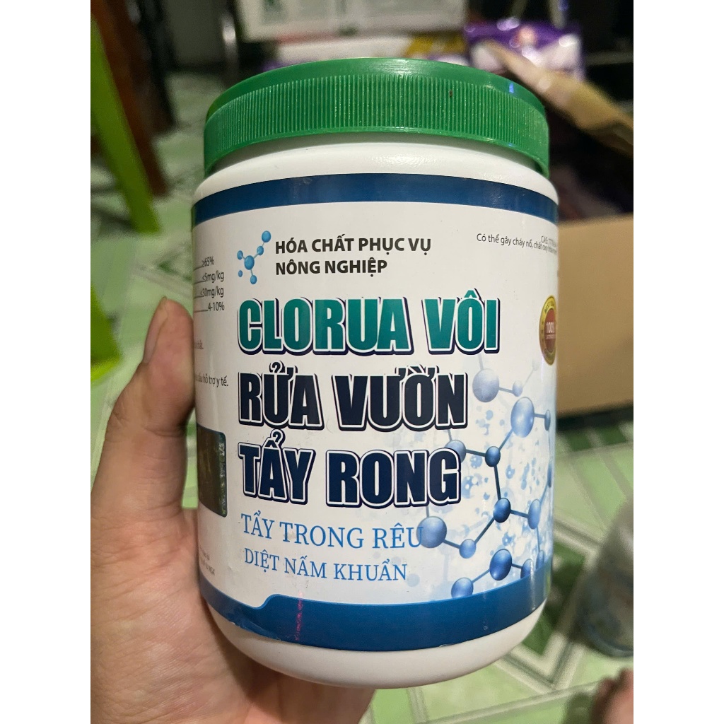 🌿 CLORUA VÔI RỬA VƯỜN – TẨY RONG – LÀM SẠCH BỀ MẶT 🌿