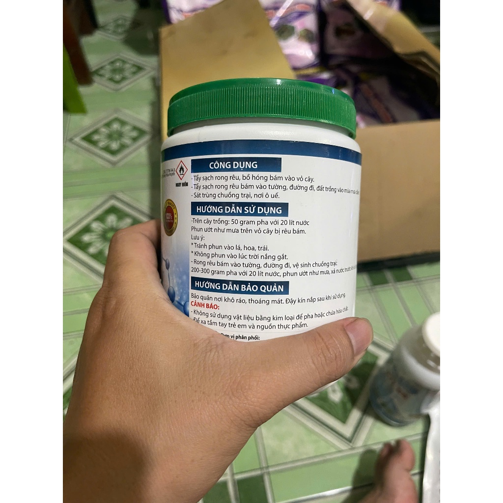 🌿 CLORUA VÔI RỬA VƯỜN – TẨY RONG – LÀM SẠCH BỀ MẶT 🌿