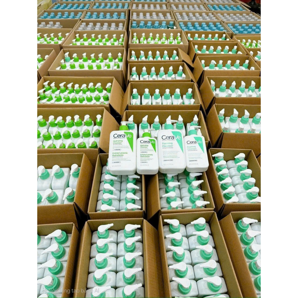 Sữa rửa mặt Cerave dưỡng ẩm sữa rửa mặt cho da dầu mụn ,da khô