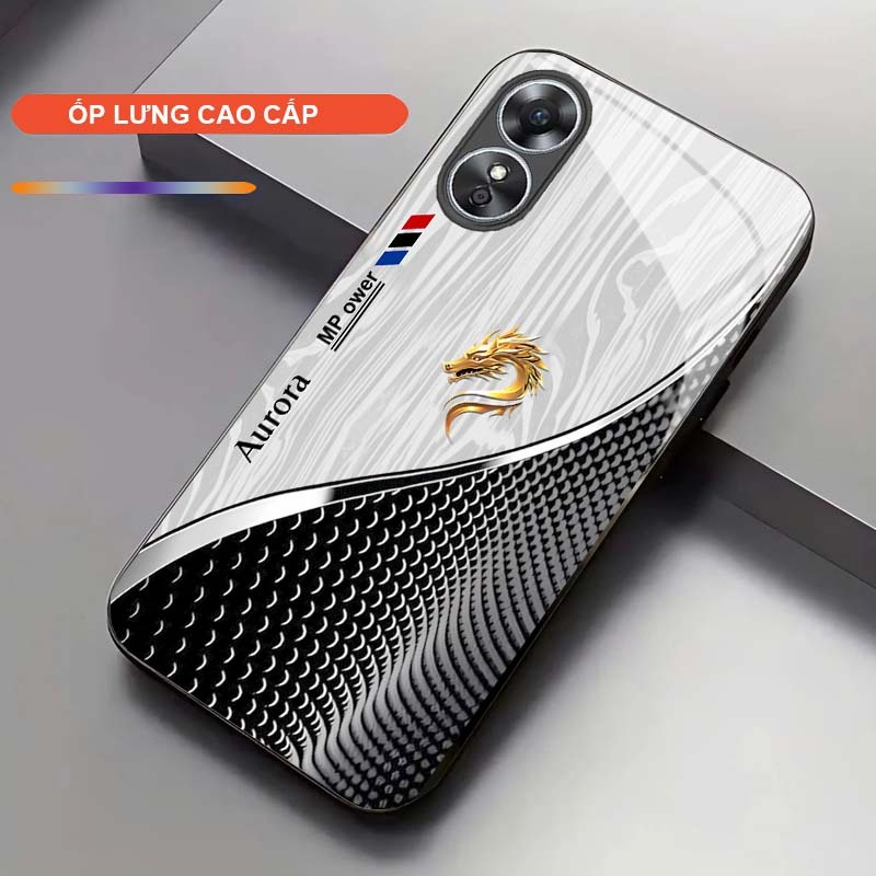 Ốp Lưng cho OPPO A17/ A17K Cao Cấp – Thiết Kế Rồng Vàng May Mắn, Sang Trọng, Chống Trầy, Bền Đẹp