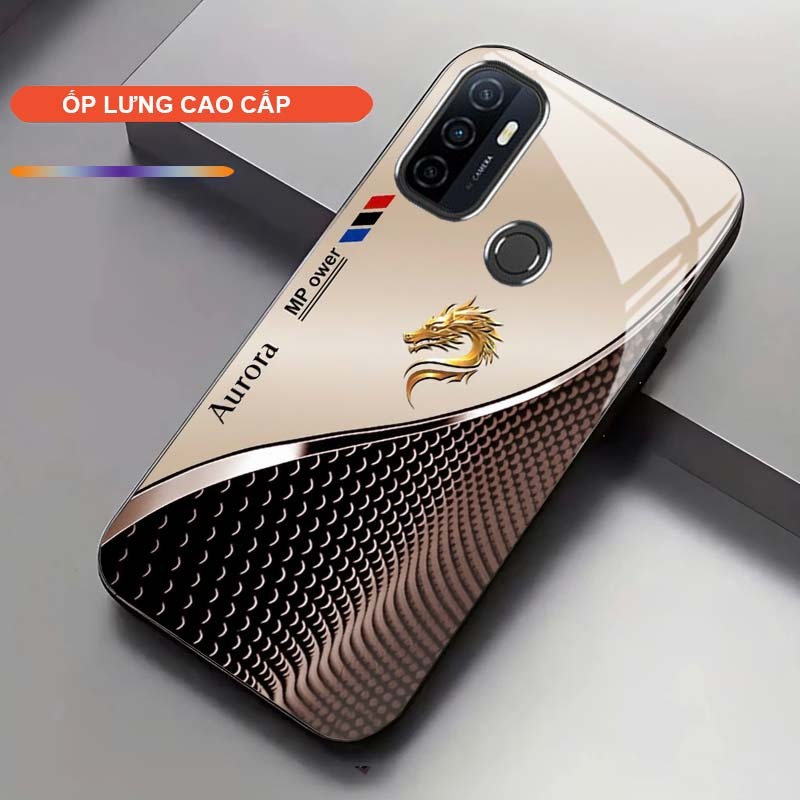 Ốp Lưng cho OPPO A53 Cao Cấp – Thiết Kế Rồng Vàng May Mắn, Sang Trọng, Chống Trầy, Bền Đẹp