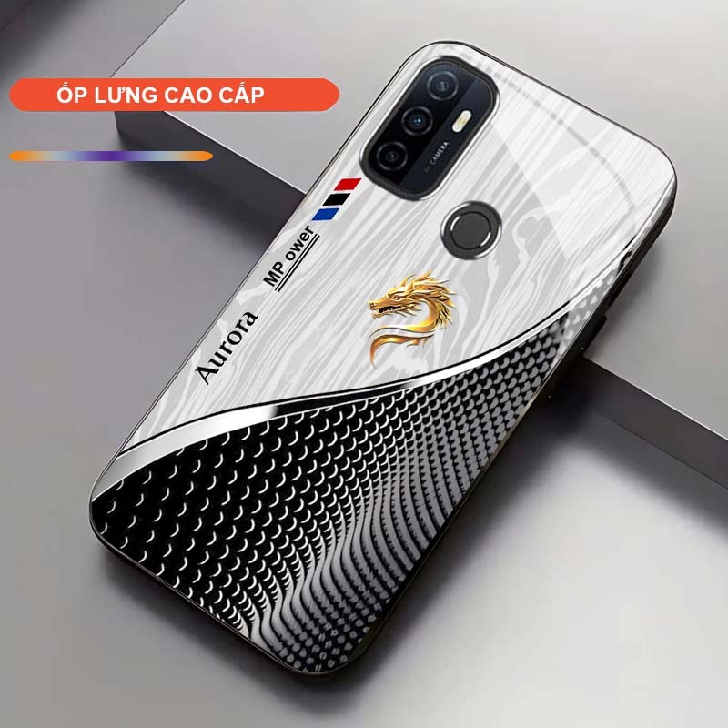 Ốp Lưng cho OPPO A53 Cao Cấp – Thiết Kế Rồng Vàng May Mắn, Sang Trọng, Chống Trầy, Bền Đẹp