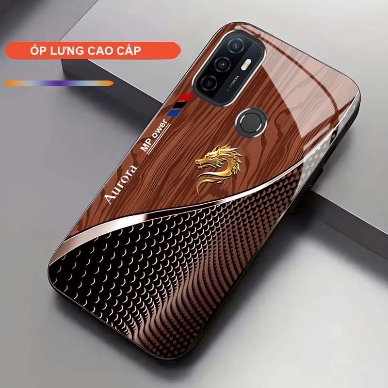 Ốp Lưng cho OPPO A53 Cao Cấp – Thiết Kế Rồng Vàng May Mắn, Sang Trọng, Chống Trầy, Bền Đẹp