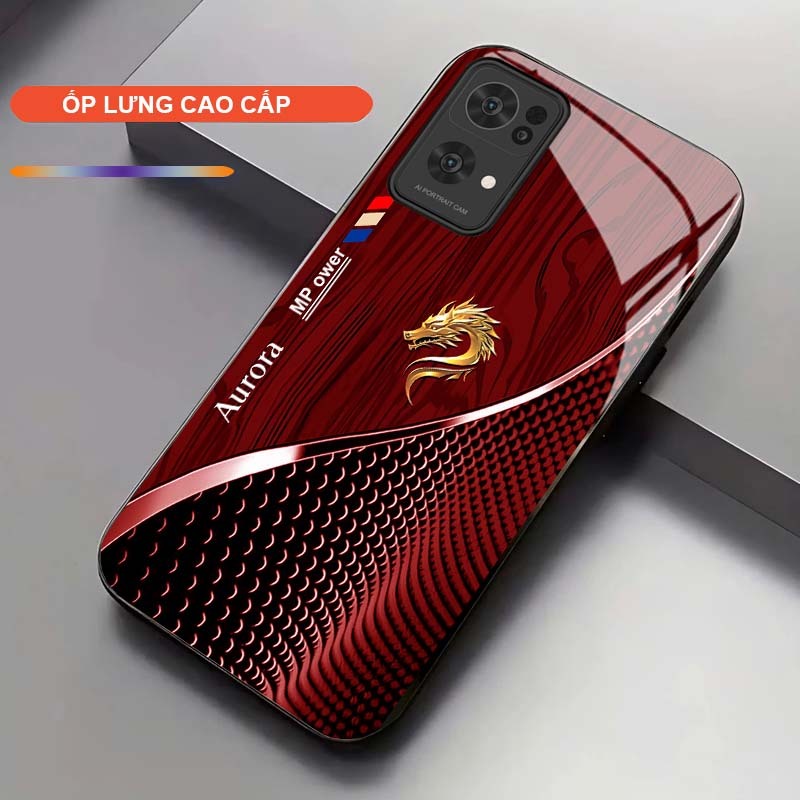 Ốp Lưng cho OPPO RENO 7 5G/ RENO 7 PRO 5G Cao Cấp – Thiết Kế Rồng Vàng May Mắn, Sang Trọng, Chống Trầy, Bền Đẹp