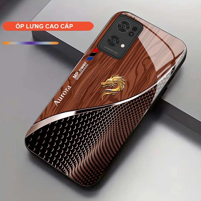 Ốp Lưng cho OPPO RENO 7 5G/ RENO 7 PRO 5G Cao Cấp – Thiết Kế Rồng Vàng May Mắn, Sang Trọng, Chống Trầy, Bền Đẹp