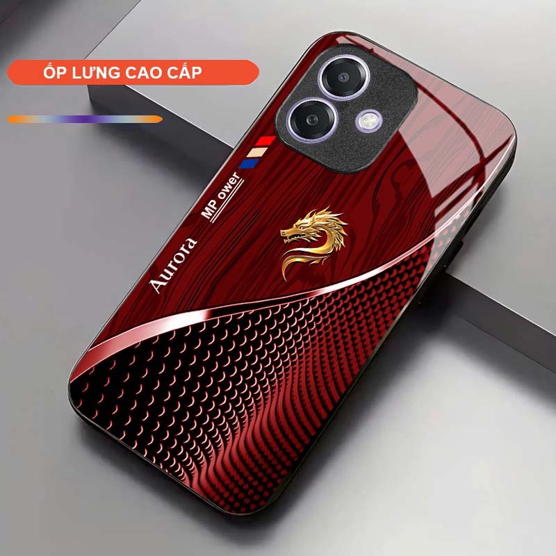 Ốp Lưng cho OPPO A3/ A3X/ A5 PRO Cao Cấp – Thiết Kế Rồng Vàng May Mắn, Sang Trọng, Chống Trầy, Bền Đẹp