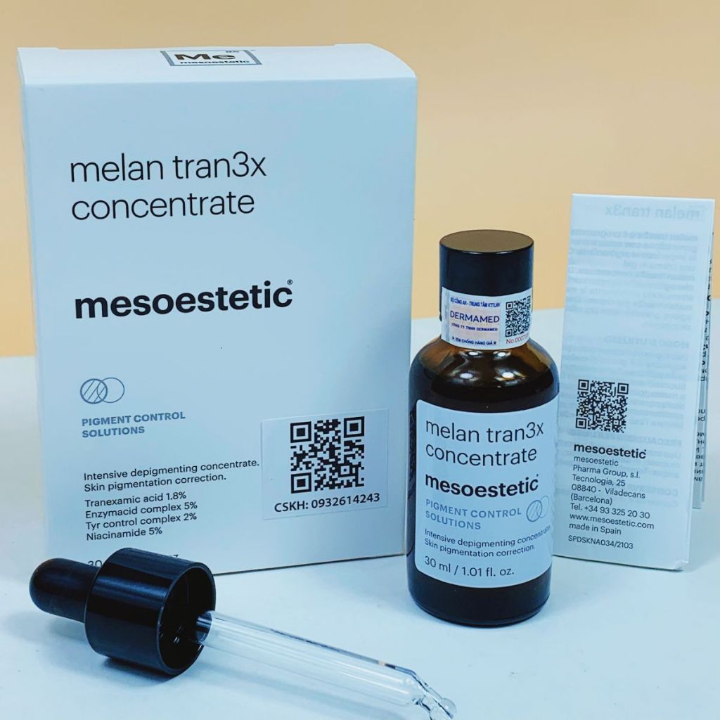 Serum giảm nám chuyên sâu Mesoestetic Melan Tran3x