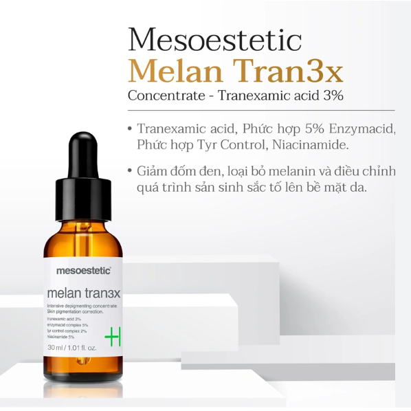 Serum giảm nám chuyên sâu Mesoestetic Melan Tran3x