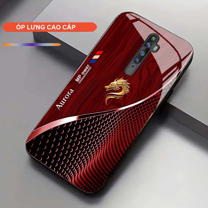 Ốp Lưng cho OPPO RENO 2F Cao Cấp – Thiết Kế Rồng Vàng May Mắn, Sang Trọng, Chống Trầy, Bền Đẹp
