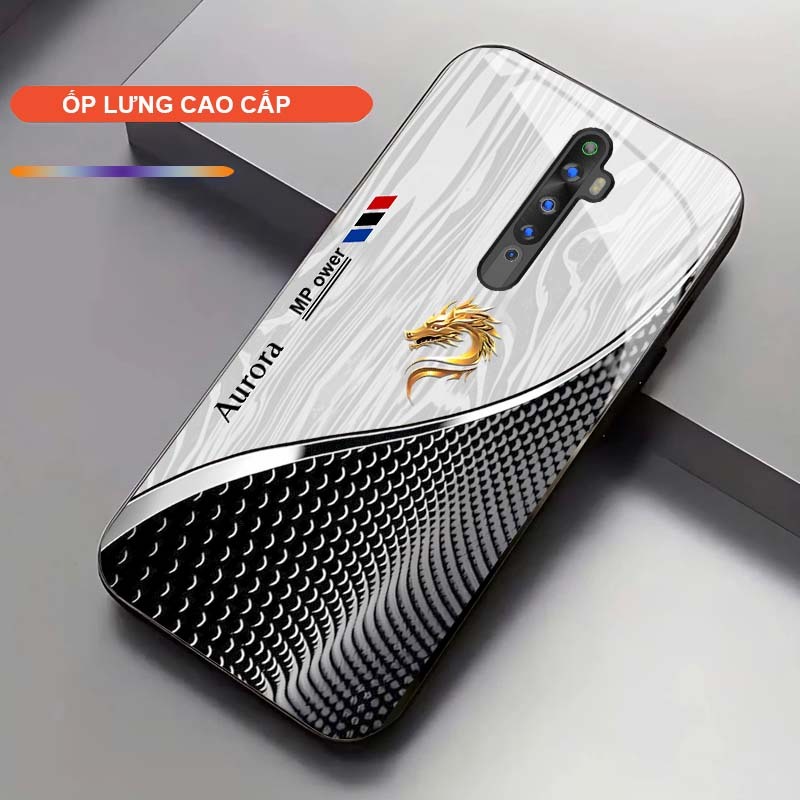 Ốp Lưng cho OPPO RENO 2F Cao Cấp – Thiết Kế Rồng Vàng May Mắn, Sang Trọng, Chống Trầy, Bền Đẹp