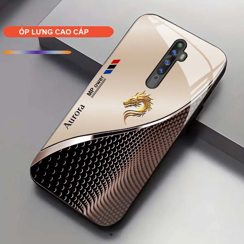 Ốp Lưng cho OPPO RENO 2F Cao Cấp – Thiết Kế Rồng Vàng May Mắn, Sang Trọng, Chống Trầy, Bền Đẹp