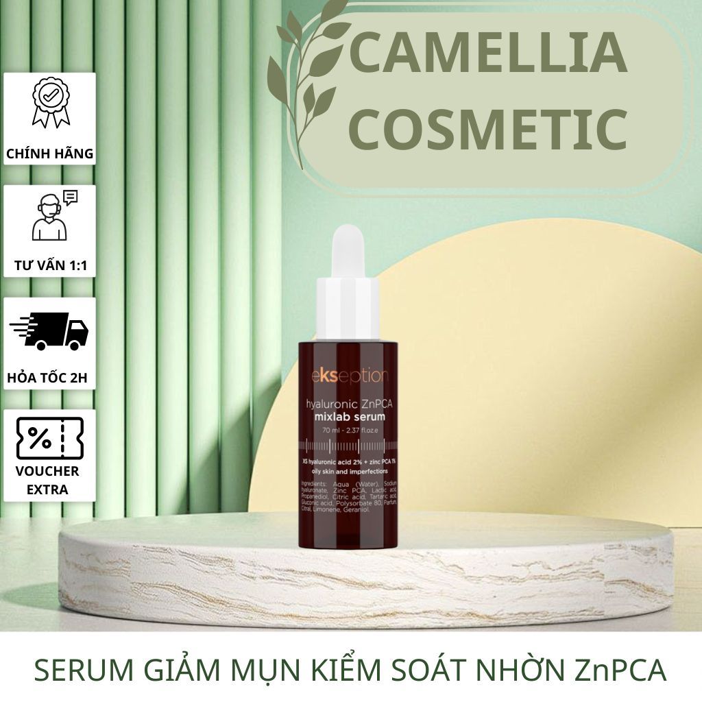 [ĐẠI LÝ CHÍNH HÃNG] Serum kẽm Ekseption Zn PCA kiểm soát dầu nhờn và giảm mụn 75ml