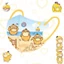 Khẩu Trang Hoạt Hình Vịt cho bé 4-12T