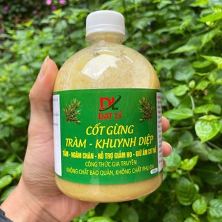 Cốt Gừng Tràm Khuynh Diệp Đạt Lý Tắm Bé, Ngâm Chân Chai 500ml