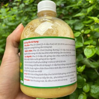 Cốt Gừng Tràm Khuynh Diệp Đạt Lý Tắm Bé, Ngâm Chân Chai 500ml