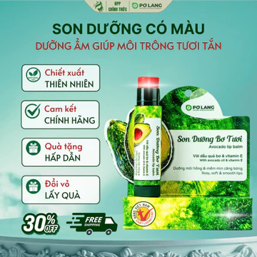 Son môi son dưỡng môi Pơ Lang son dưỡng có màu dưỡng môi làm mềm môi thỏi 4gram