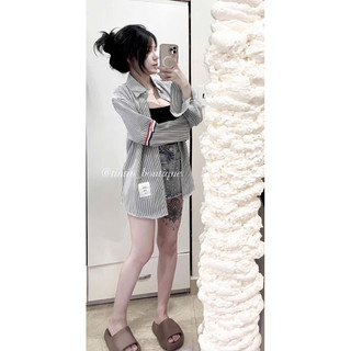 áo sơ mi chạy sọc dài tay