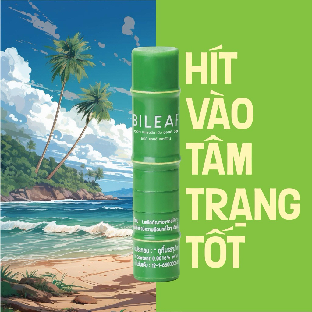 Hít thông mũi Bileaf, Dầu hít Bileaf, Dầu hít thái lan
