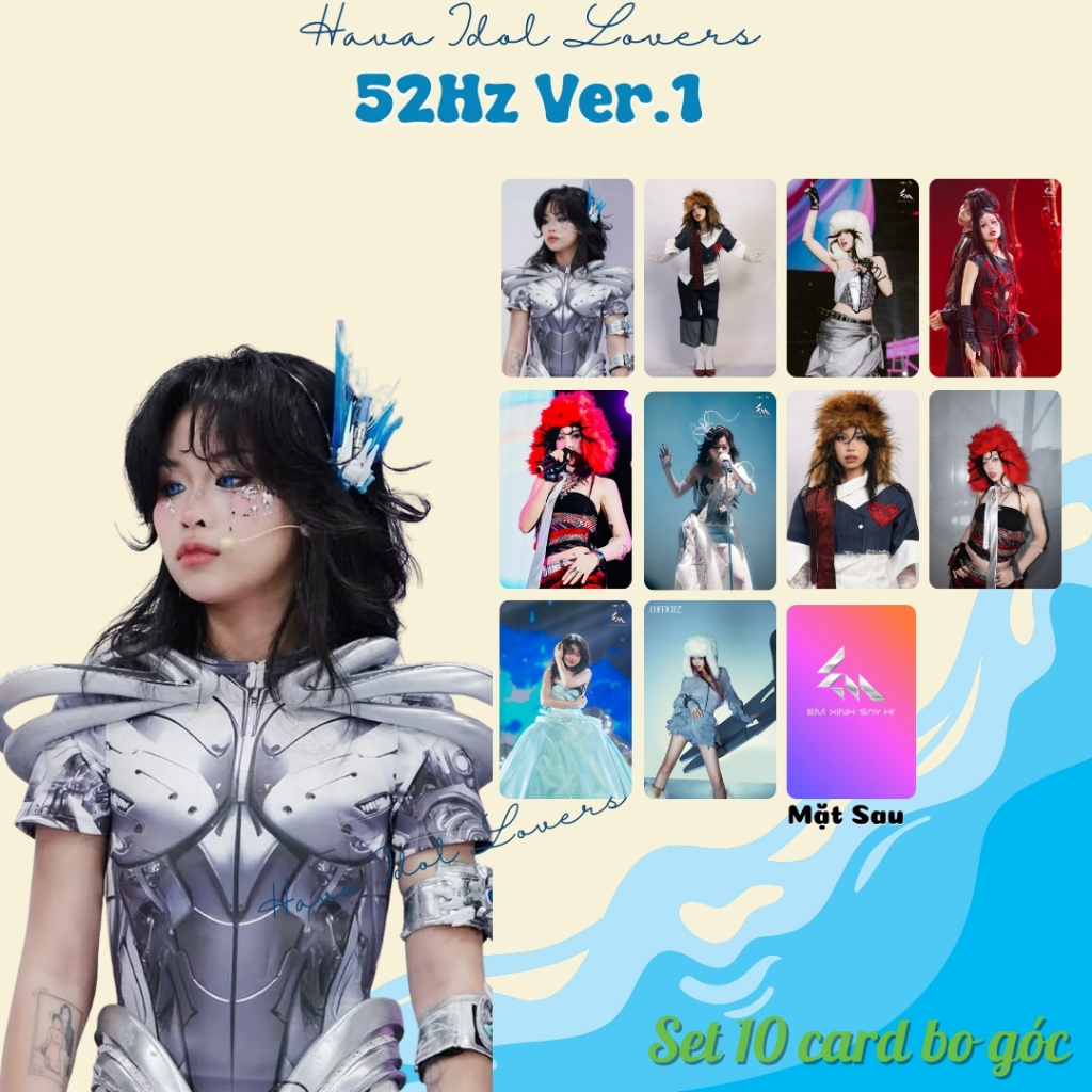 SET 10 Card Bo Góc Em xinh 52Hz - Trần Thị Phương Thảo say hi tặng kèm ...