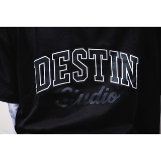 Áo Thun Local Brand DESTIN "Destin" Áo Thun Boxy Form Rộng Unisex 250Gsm Cotton